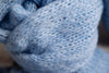Newborn Photography Knit Wrap & Bonnet Arctic Blue